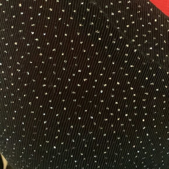 Rabbit Rabbit Designs Black Slinky Sparkly Maxi Dress Size 6 Prom Metallic - Picture 6 of 12